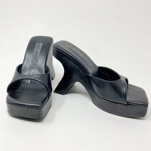 Vintage Steve Madden Blondie Wood Mule